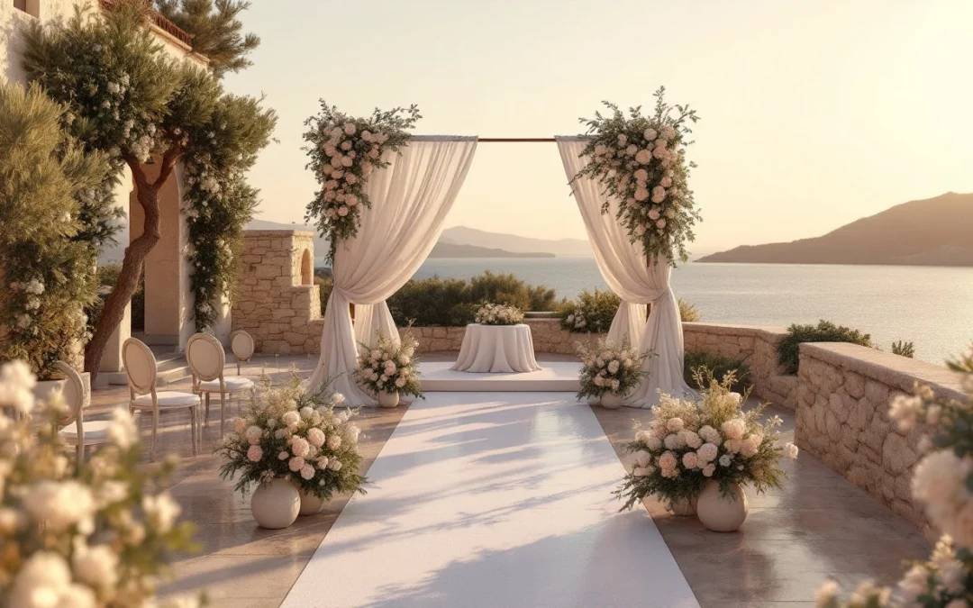 luxury wedding venues in Greece